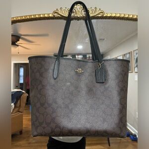 Coach Monogrammed tote